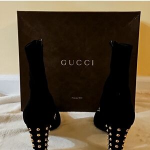 Gucci Suede Ankle Boots